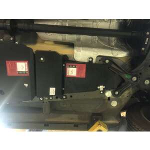 Защита топливных и тормозных магистралей - GEELY Atlas (2018 - 2021) г. ( арт: 28.4290 ) photo1 Интернет магазин Автоаксессуаров Защита Картера, МКПП, АКПП, РК (Шериф)