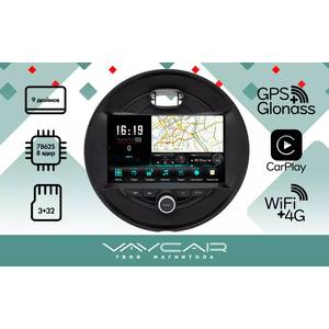 photo Штатная Магнитола для Mini Cooper 2015-2018 (Android 13, 8 ядер UIS7862, 4+32Гб, SIM, QLED 1280x720)