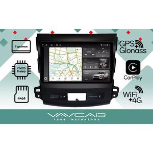 photo Штатная Магнитола для CITROEN C-Crosser 2007-2011 (Android 13, 8 ядер UIS7862, 4+64Гб, SIM, QLED 2K 2000x1000)