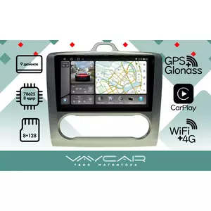 photo Штатная Магнитола для FORD Focus II 2005-2011 Климат (Android 13, 8 ядер UIS7862, 8+128Гб, SIM, QLED 2K 2000x1000)