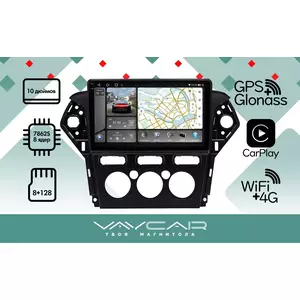 photo Штатная Магнитола для FORD Mondeo 4 2010-2014 (Android 13, 8 ядер UIS7862, 8+128Гб, SIM, QLED 2K 2000x1000)