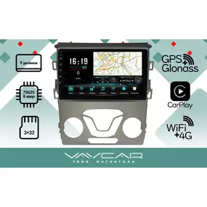 photo Штатная Магнитола для FORD Mondeo 5 2014-2019 (Android 13, 8 ядер UIS7862, 4+32Гб, SIM, QLED 1280x720)