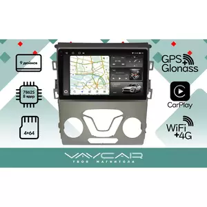 photo Штатная Магнитола для FORD Mondeo 5 2014-2019 (Android 13, 8 ядер UIS7862, 4+64Гб, SIM, QLED 2K 2000x1000)