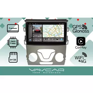 photo Штатная Магнитола для FORD Mondeo 5 2014-2019 (Android 13, 8 ядер UIS7862, 8+128Гб, SIM, QLED 2K 2000x1000)