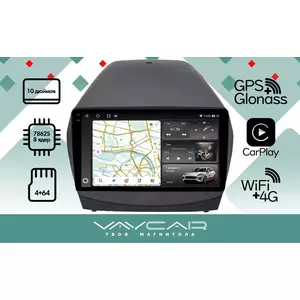photo Штатная Магнитола для HYUNDAI ix35 2010-2015 (Android 13, 8 ядер UIS7862, 4+64Гб, SIM, QLED 2K 2000x1000)
