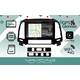 Штатная Магнитола для HYUNDAI Santa Fe 2006-2012 (Android 13, 8 ядер UIS7862, 4+64Гб, SIM, QLED 2K 2000x1000)