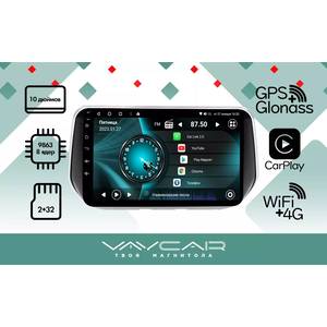 photo Штатная Магнитола для HYUNDAI Santa Fe 2018-2021 (Android 13, 8 ядер UIS9863, 2+32Гб, SIM, QLED 1280x720)