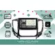 Штатная Магнитола для MITSUBISHI L200 2015-2018 Климат (Android 13, 8 ядер UIS7862, 8+128Гб, SIM, QLED 2K 2000x1000)