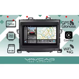 photo Штатная Магнитола для TOYOTA Alphard 2007-2014 (Android 13, 8 ядер UIS7862, 8+128Гб, SIM, QLED 2K 2000x1000)