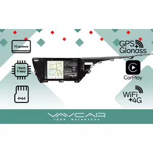 Штатная автомагнитола TOYOTA Camry V70 2018-2021 Vaycar 10VO4_2HD, арт: (VA77-1069-10VO4_2HD)