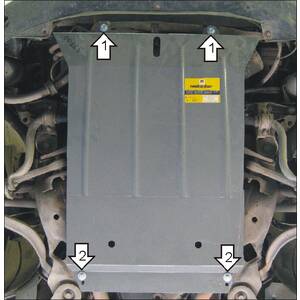 Защита Двигатель; КПП Audi A4 ( 2004-2007 ) г. арт: 02713 photo1 Интернет магазин Автоаксессуаров Защита картера, МКПП, АКПП, РК, ТБ (Мотодор)