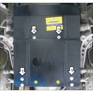 Защита Двигатель BMW 3 (e36) ( 1990-1998 ) г. арт: 00205 photo1 Интернет магазин Автоаксессуаров Защита картера, МКПП, АКПП, РК, ТБ (Мотодор)