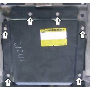 Защита Двигатель BMW 3 (e90) ( 2008-2011 ) г. арт: 10211 photo2 Интернет магазин Автоаксессуаров Защита картера, МКПП, АКПП, РК, ТБ (Мотодор)