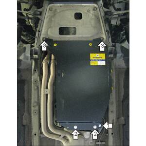 Защита КПП BMW X3 ( 2004-2010 ) г. арт: 10202 photo1 Интернет магазин Автоаксессуаров Защита картера, МКПП, АКПП, РК, ТБ (Мотодор)