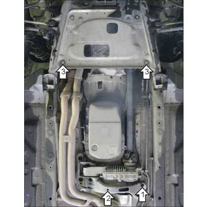 Защита КПП BMW X3 ( 2004-2010 ) г. арт: 10202 photo2 Интернет магазин Автоаксессуаров Защита картера, МКПП, АКПП, РК, ТБ (Мотодор)