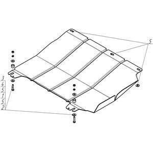 Защита Двигатель, Коробка переключения передач Chery Bonus 3 ( 2014-2016 ) г. арт: 69004 photo3 Интернет магазин Автоаксессуаров Защита картера, МКПП, АКПП, РК, ТБ (Мотодор)