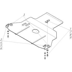 Защита Двигатель, Коробка переключения передач Chery IndiS ( 2011-2014 ) г. арт: 09013 photo3 Интернет магазин Автоаксессуаров Защита картера, МКПП, АКПП, РК, ТБ (Мотодор)