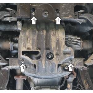 Защита Двигатель Chevrolet TrailBlazer ( 2012-2015 ) г. арт: 13009 photo2 Интернет магазин Автоаксессуаров Защита картера, МКПП, АКПП, РК, ТБ (Мотодор)