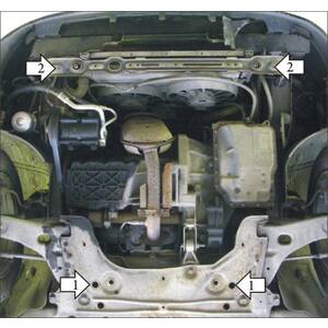 Защита Двигатель; КПП Ford Focus ( 1998-2004 ) г. арт: 00708 photo2 Интернет магазин Автоаксессуаров Защита картера, МКПП, АКПП, РК, ТБ (Мотодор)
