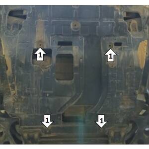 Защита Двигатель, Коробка переключения передач Geely Atlas ( 2017-2023 ) г. арт: 74202