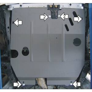 Защита Двигатель, Коробка переключения передач Hafei Simbo ( 2006-2015 ) г. арт: 04602 photo1 Интернет магазин Автоаксессуаров Защита картера, МКПП, АКПП, РК, ТБ (Мотодор)