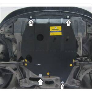 Защита КПП; Двигатель Honda Airwave ( 2004-2008 ) г. арт: 00829 photo1 Интернет магазин Автоаксессуаров Защита картера, МКПП, АКПП, РК, ТБ (Мотодор)