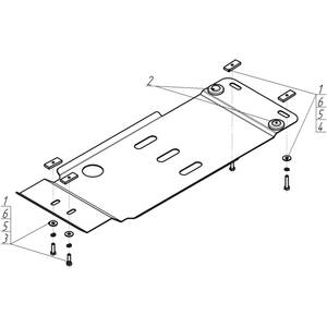 Защита Коробка переключения передач Infiniti M 56S ( 2010-2014 ) г. арт: 08006