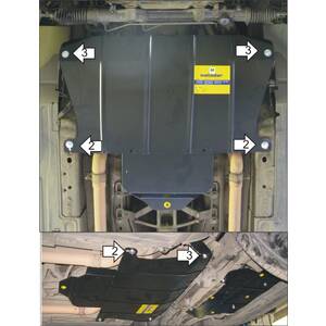 Защита Коробка переключения передач Jaguar XJ ( 2003-2009 ) г. арт: 05802