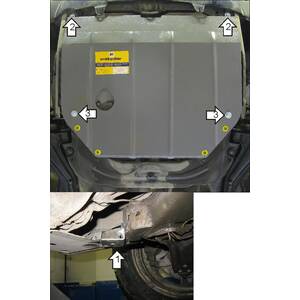 Защита Двигатель, Коробка переключения передач Land Rover Freelander I ( 1998-2006 ) г. арт: 03201 photo1 Интернет магазин Автоаксессуаров Защита картера, МКПП, АКПП, РК, ТБ (Мотодор)