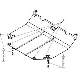 Защита Двигатель, Коробка переключения передач Land Rover Freelander I ( 1998-2006 ) г. арт: 03201 photo3 Интернет магазин Автоаксессуаров Защита картера, МКПП, АКПП, РК, ТБ (Мотодор)