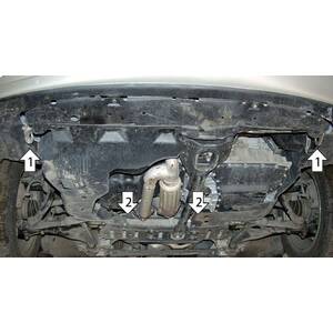 Защита Двигатель; КПП Mazda Xedos 9 ( 1993-2002 ) г. арт: 01109 photo3 Интернет магазин Автоаксессуаров Защита картера, МКПП, АКПП, РК, ТБ (Мотодор)