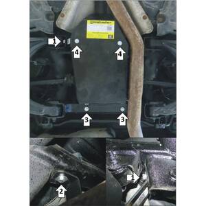 Защита Задний дифференциал Mercedes-benz M-class ( 2011-2015 ) г. арт: 01240 photo1 Интернет магазин Автоаксессуаров Защита картера, МКПП, АКПП, РК, ТБ (Мотодор)