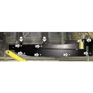 Кликните для увеличения изображения Защита Трубки кондиционера Mercedes-benz Viano ( 2009-2014 ) г. арт: 01228