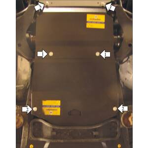 Защита Двигатель, Передний дифференциал, Коробка переключения передач Mitsubishi Pajero Sport II ( 2008-2011 ) г. арт: 11314 photo2 Интернет магазин Автоаксессуаров Защита картера, МКПП, АКПП, РК, ТБ (Мотодор)