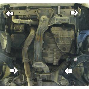 Защита Двигатель, Коробка переключения передач Nissan R Nessa ( 1997-2001 ) г. арт: 01412