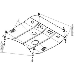 Защита Двигатель, Коробка переключения передач Saab 9-3 ( 2002-2005 ) г. арт: 01808 photo3 Интернет магазин Автоаксессуаров Защита картера, МКПП, АКПП, РК, ТБ (Мотодор)