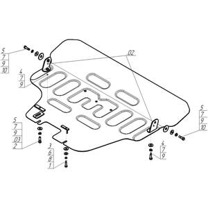 Защита Двигатель Subaru Forester ( 2019- ) г. арт: 72201 photo3 Интернет магазин Автоаксессуаров Защита картера, МКПП, АКПП, РК, ТБ (Мотодор)