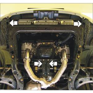 Кликните для увеличения изображения Защита Двигатель Subaru Impreza ( 1992-2000 ) г. арт: 02202