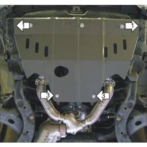 Защита Двигатель Subaru Impreza ( 2000-2007 ) г. арт: 02215 photo1 Интернет магазин Автоаксессуаров Защита картера, МКПП, АКПП, РК, ТБ (Мотодор)