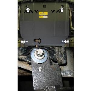 Защита Двигатель; КПП Suzuki Ignis ( 2003-2008 ) г. арт: 02408 photo1 Интернет магазин Автоаксессуаров Защита картера, МКПП, АКПП, РК, ТБ (Мотодор)
