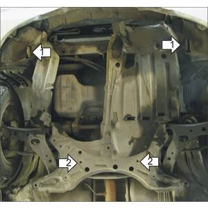 Защита Двигатель; КПП Toyota Celica ( 1999-2006 ) г. арт: 02525 photo2 Интернет магазин Автоаксессуаров Защита картера, МКПП, АКПП, РК, ТБ (Мотодор)