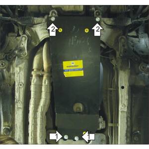 Защита Коробка переключения передач, Раздаточная коробка Toyota Mark II ( 2000-2004 ) г. арт: 12506 photo1 Интернет магазин Автоаксессуаров Защита картера, МКПП, АКПП, РК, ТБ (Мотодор)