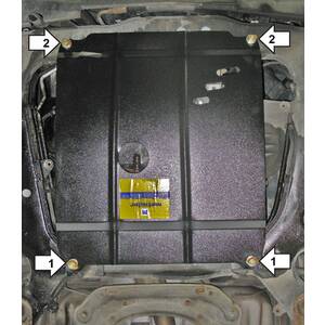Защита Двигатель; КПП Volvo S80 ( 1998-2006 ) г. арт: 02607 photo1 Интернет магазин Автоаксессуаров Защита картера, МКПП, АКПП, РК, ТБ (Мотодор)
