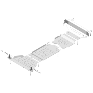 Защита Двигатель, Передний дифференциал, Коробка переключения передач, Радиатор, Раздаточная коробка Dodge Ram 1500 ( 2018-2024 ) г. арт: 32906