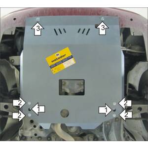 Защита Двигатель, Коробка переключения передач Lancia Lybra ( 1999-2005 ) г. арт: 36101 photo1 Интернет магазин Автоаксессуаров Защита картера, МКПП, АКПП, РК, ТБ (Мотодор)