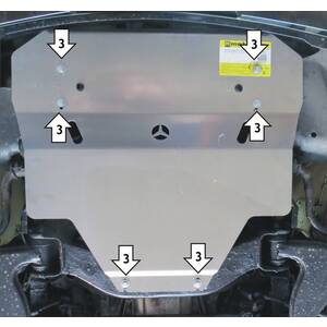 Защита Двигатель Mercedes-benz E-class ( 1985-1995 ) г. арт: 31202 photo1 Интернет магазин Автоаксессуаров Защита картера, МКПП, АКПП, РК, ТБ (Мотодор)