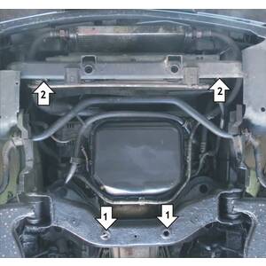 Защита Двигатель Mercedes-benz E-class ( 1985-1995 ) г. арт: 31202 photo2 Интернет магазин Автоаксессуаров Защита картера, МКПП, АКПП, РК, ТБ (Мотодор)
