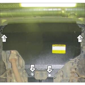 Защита Двигатель Subaru Forester ( 2013-2018 ) г. арт: 32231 photo1 Интернет магазин Автоаксессуаров Защита картера, МКПП, АКПП, РК, ТБ (Мотодор)