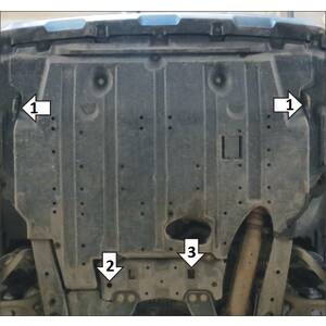 Защита Двигатель Subaru Outback ( 2021- ) г. арт: 32237 photo2 Интернет магазин Автоаксессуаров Защита картера, МКПП, АКПП, РК, ТБ (Мотодор)