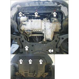 Защита Двигатель; КПП Volvo C30 ( 2006-2013 ) г. арт: 32601 photo2 Интернет магазин Автоаксессуаров Защита картера, МКПП, АКПП, РК, ТБ (Мотодор)